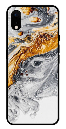 Marble Pattern Metal Mobile Case for iPhone XR Metal Case