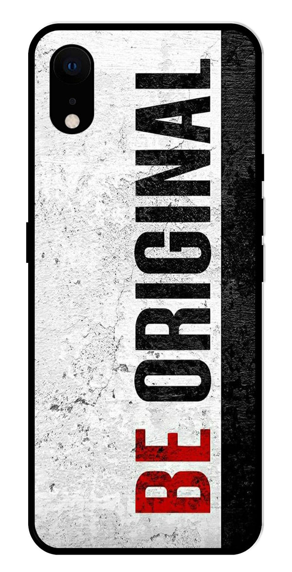 Be Original Metal Mobile Case for iPhone XR Metal Case  (Design No -38)