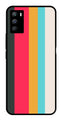 Muted Rainbow Metal Mobile Case for iQOO 9 SE 5G   (Design No -31)