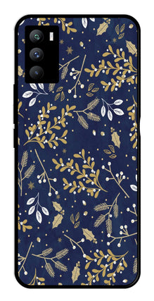 Floral Pattern  Metal Mobile Case for iQOO 9 SE 5G