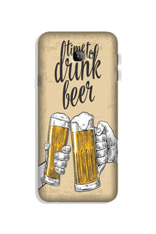 Drink Beer Mobile Back Case for Galaxy J4 Plus (Design - 328)