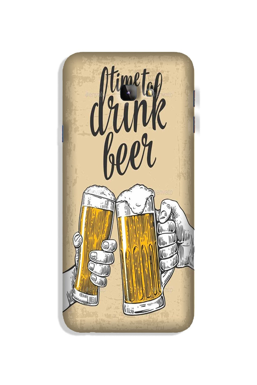 Drink Beer Mobile Back Case for Galaxy J4 Plus (Design - 328)