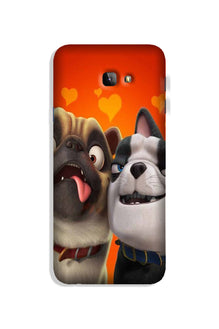 Dog Puppy Mobile Back Case for Galaxy J4 Plus (Design - 350)