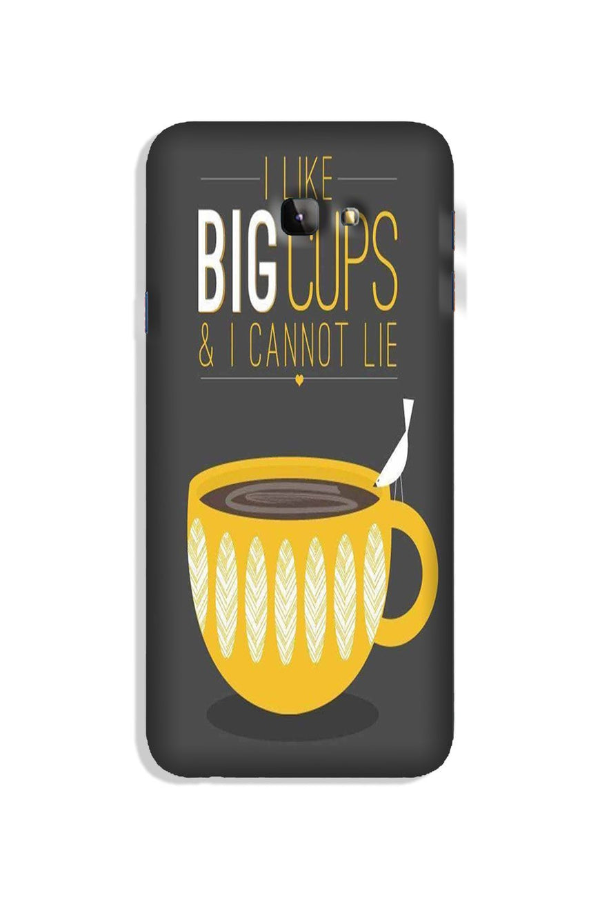 Big Cups Coffee Mobile Back Case for Galaxy J4 Plus (Design - 352)