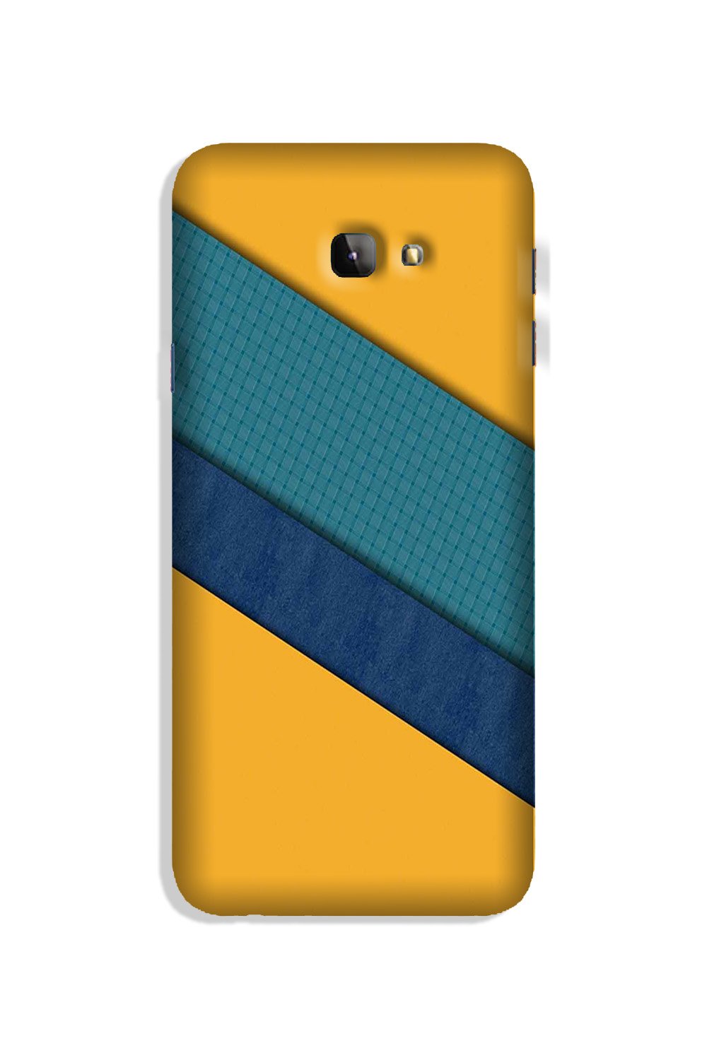 Diagonal Pattern Mobile Back Case for Galaxy J4 Plus (Design - 370)