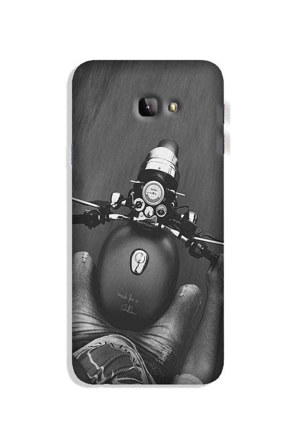 Royal Enfield Mobile Back Case for Galaxy J4 Plus (Design - 382)