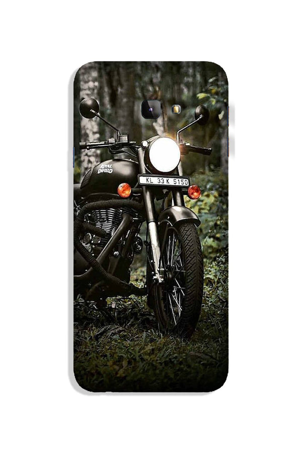 Royal Enfield Mobile Back Case for Galaxy J4 Plus (Design - 384)