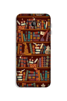 Book Shelf Mobile Back Case for Galaxy J4 Plus (Design - 390)