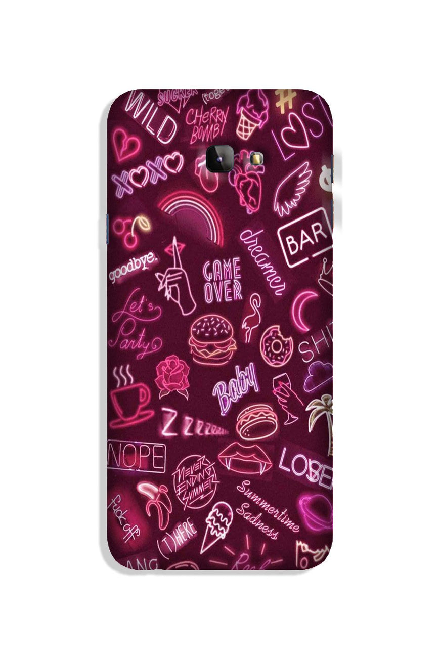 Party Theme Mobile Back Case for Galaxy J4 Plus (Design - 392)