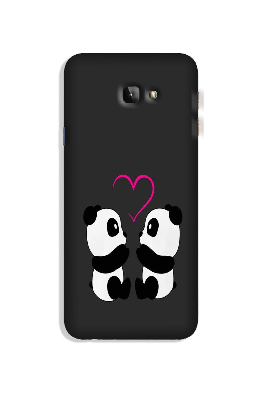 Panda Love Mobile Back Case for Galaxy J4 Plus (Design - 398)