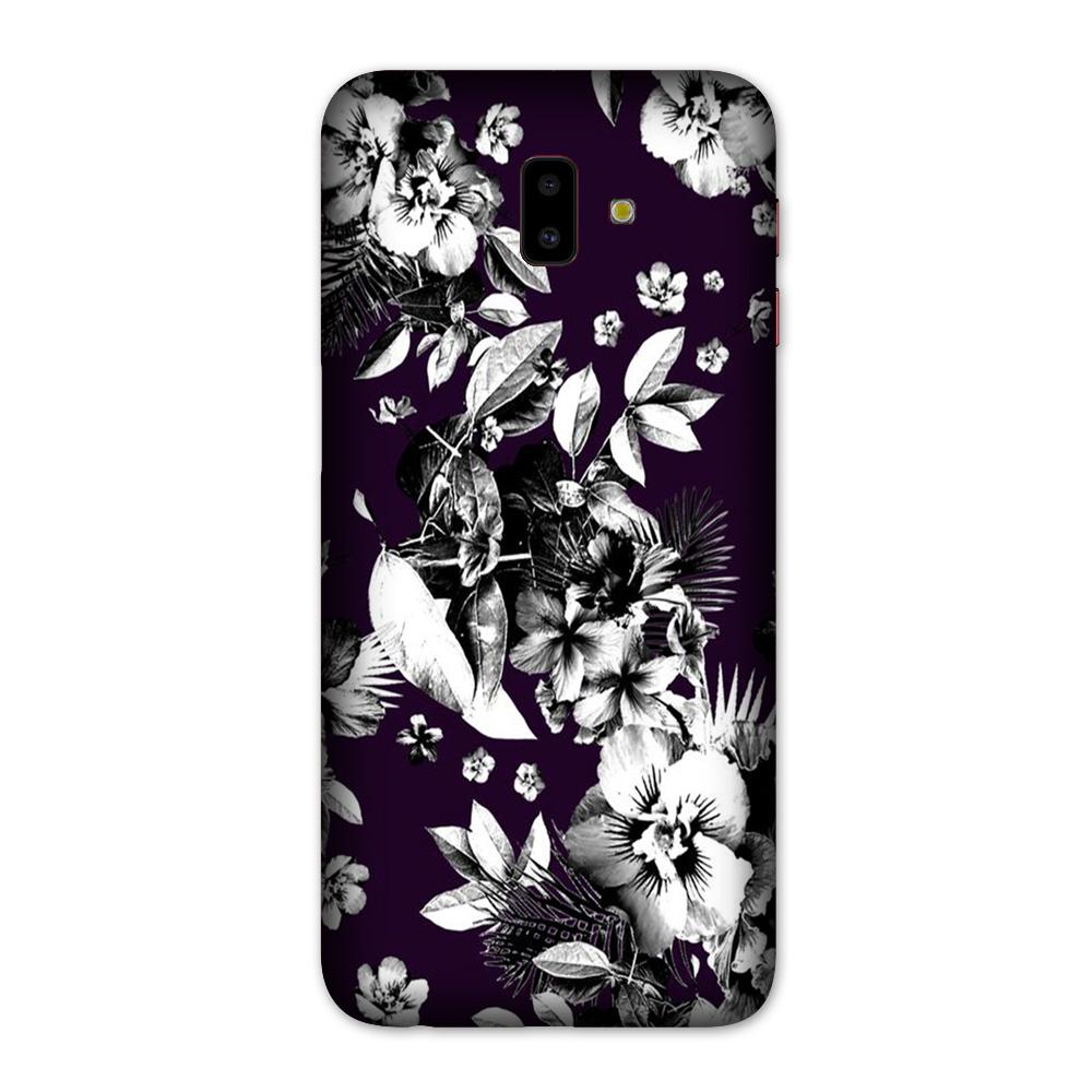 white flowers Case for Galaxy J6 Plus