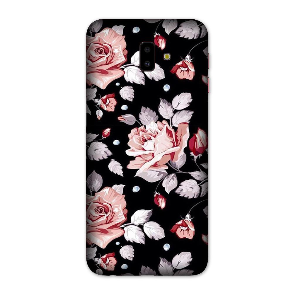 Pink rose Case for Galaxy J6 Plus