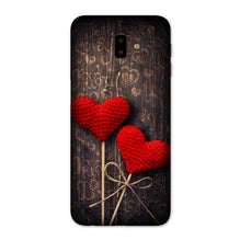 Red Hearts Case for Galaxy J6 Plus