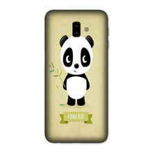 Panda Bear Mobile Back Case for Galaxy J6 Plus (Design - 317)