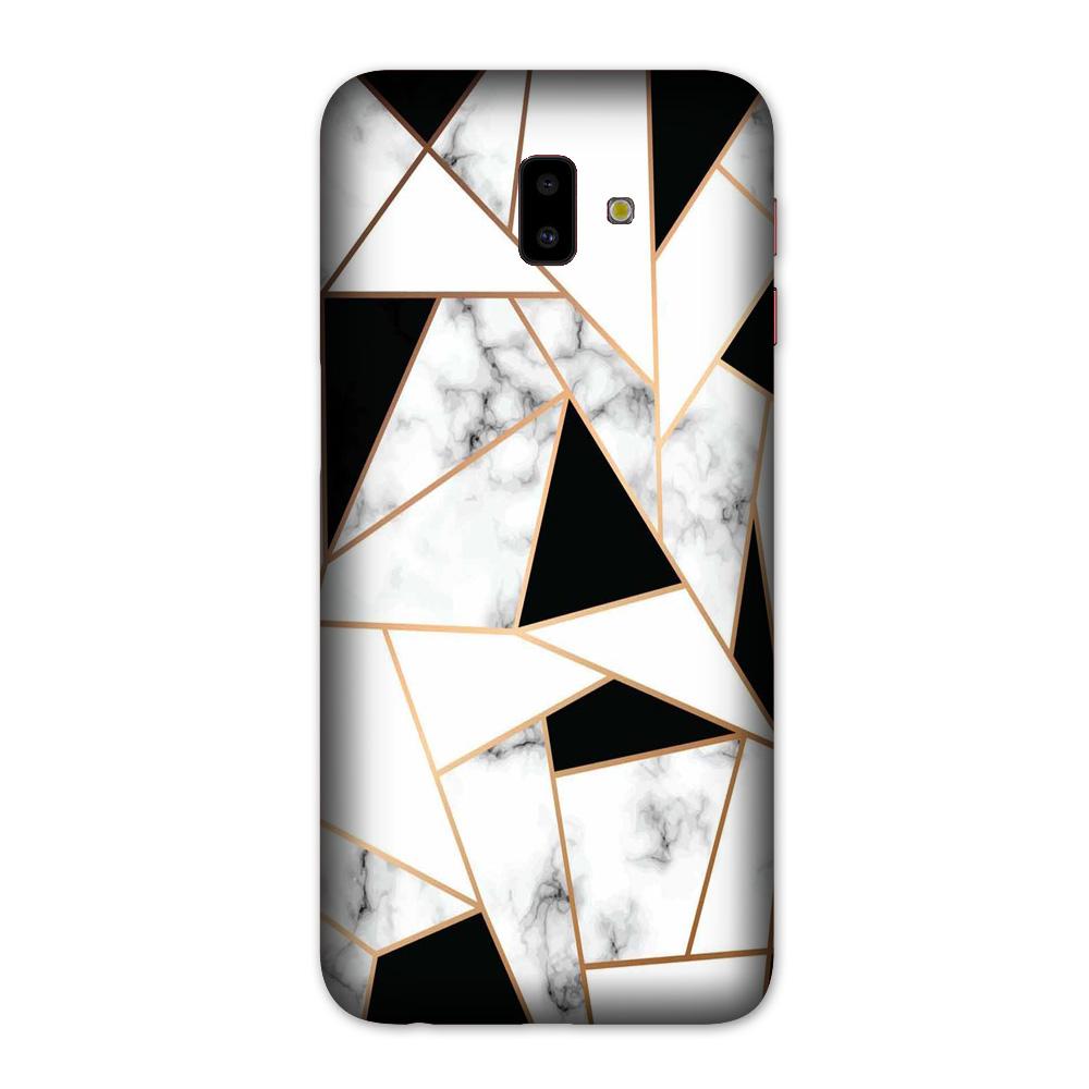 Marble Texture Mobile Back Case for Galaxy J6 Plus (Design - 322)