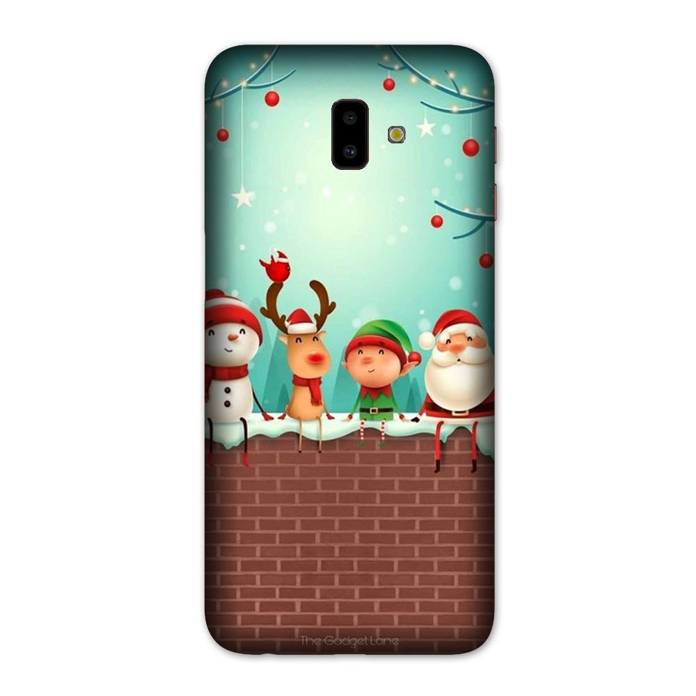 Santa Claus Mobile Back Case for Galaxy J6 Plus (Design - 334)