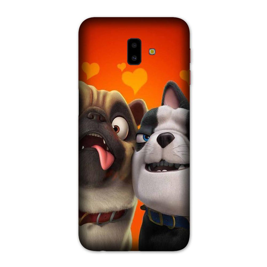 Dog Puppy Mobile Back Case for Galaxy J6 Plus (Design - 350)