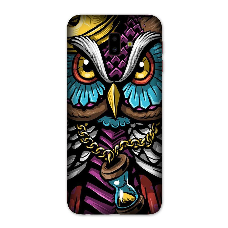 Owl Mobile Back Case for Galaxy J6 Plus (Design - 359)