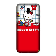 Hello Kitty Mobile Back Case for Galaxy J6 Plus (Design - 363)