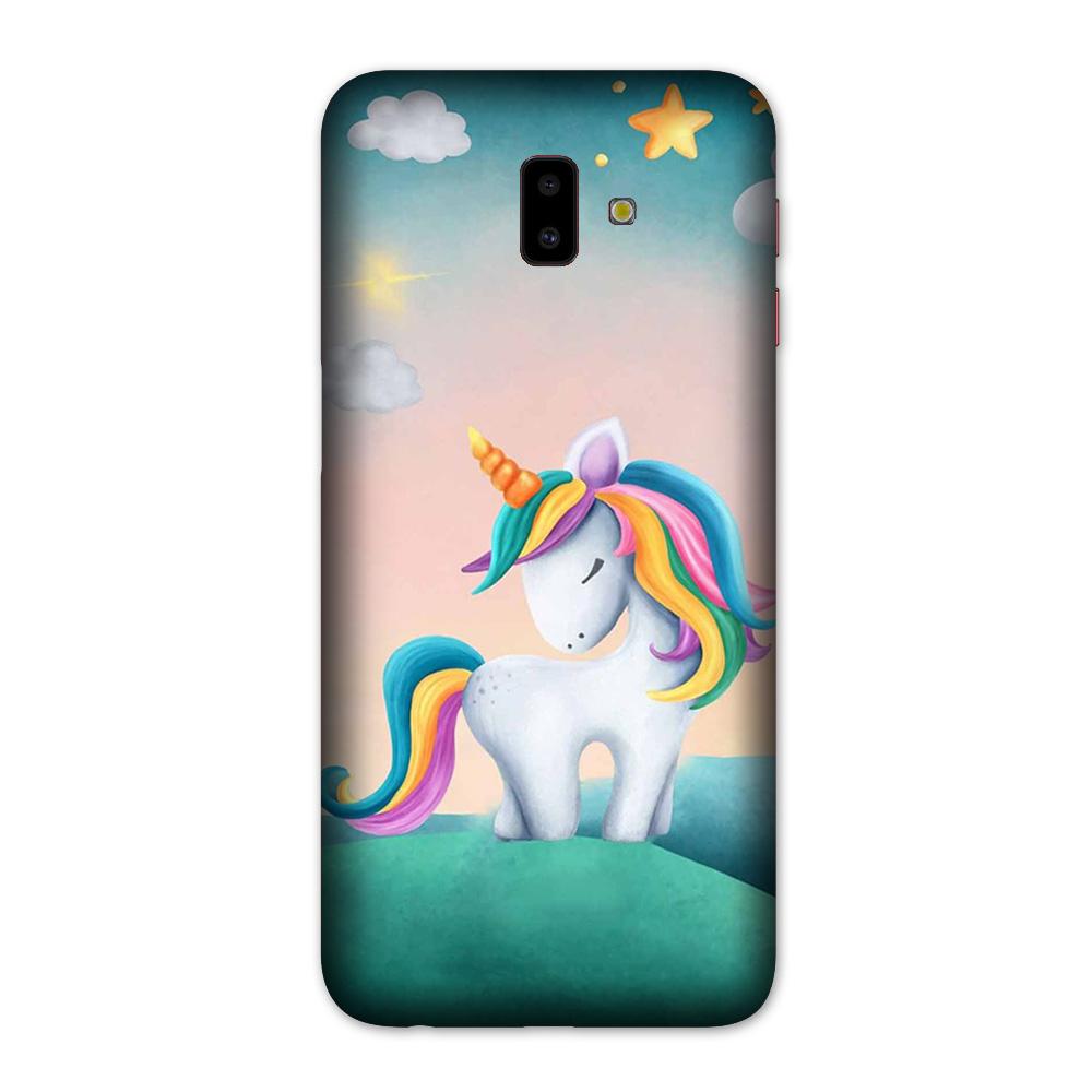 Unicorn Mobile Back Case for Galaxy J6 Plus (Design - 366)