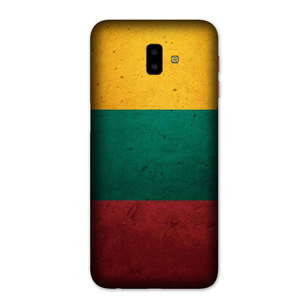 Color Pattern Mobile Back Case for Galaxy J6 Plus (Design - 374)
