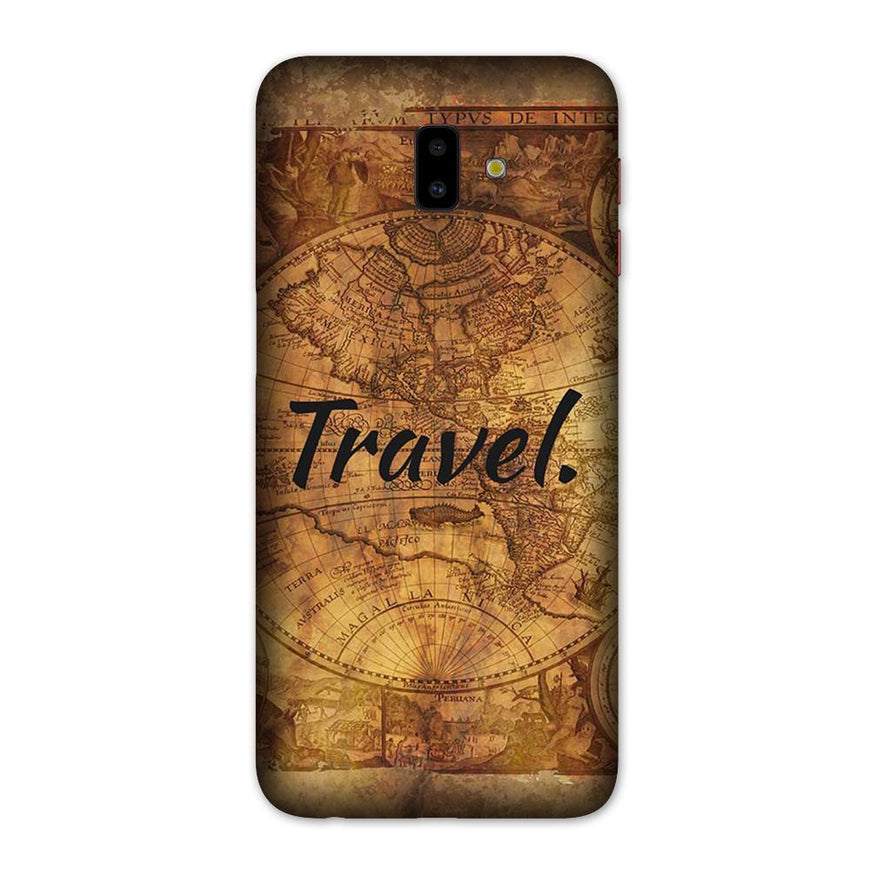 Travel Mobile Back Case for Galaxy J6 Plus (Design - 375)