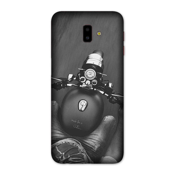 Royal Enfield Mobile Back Case for Galaxy J6 Plus (Design - 382)