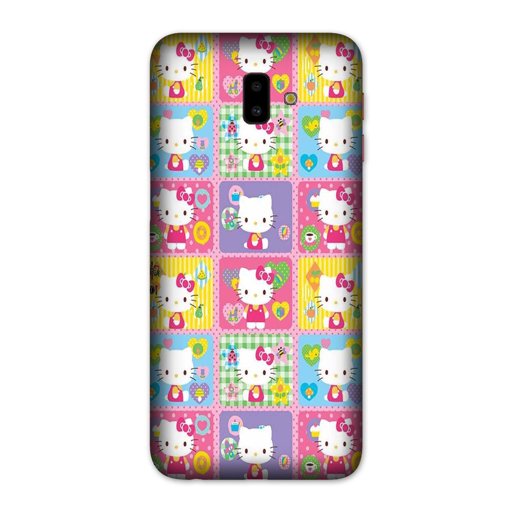 Kitty Mobile Back Case for Galaxy J6 Plus (Design - 400)