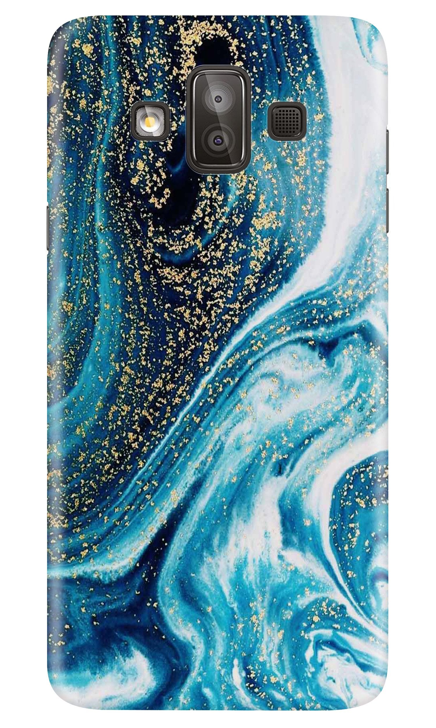 Marble Texture Mobile Back Case for Galaxy J7 Duo (Design - 308)