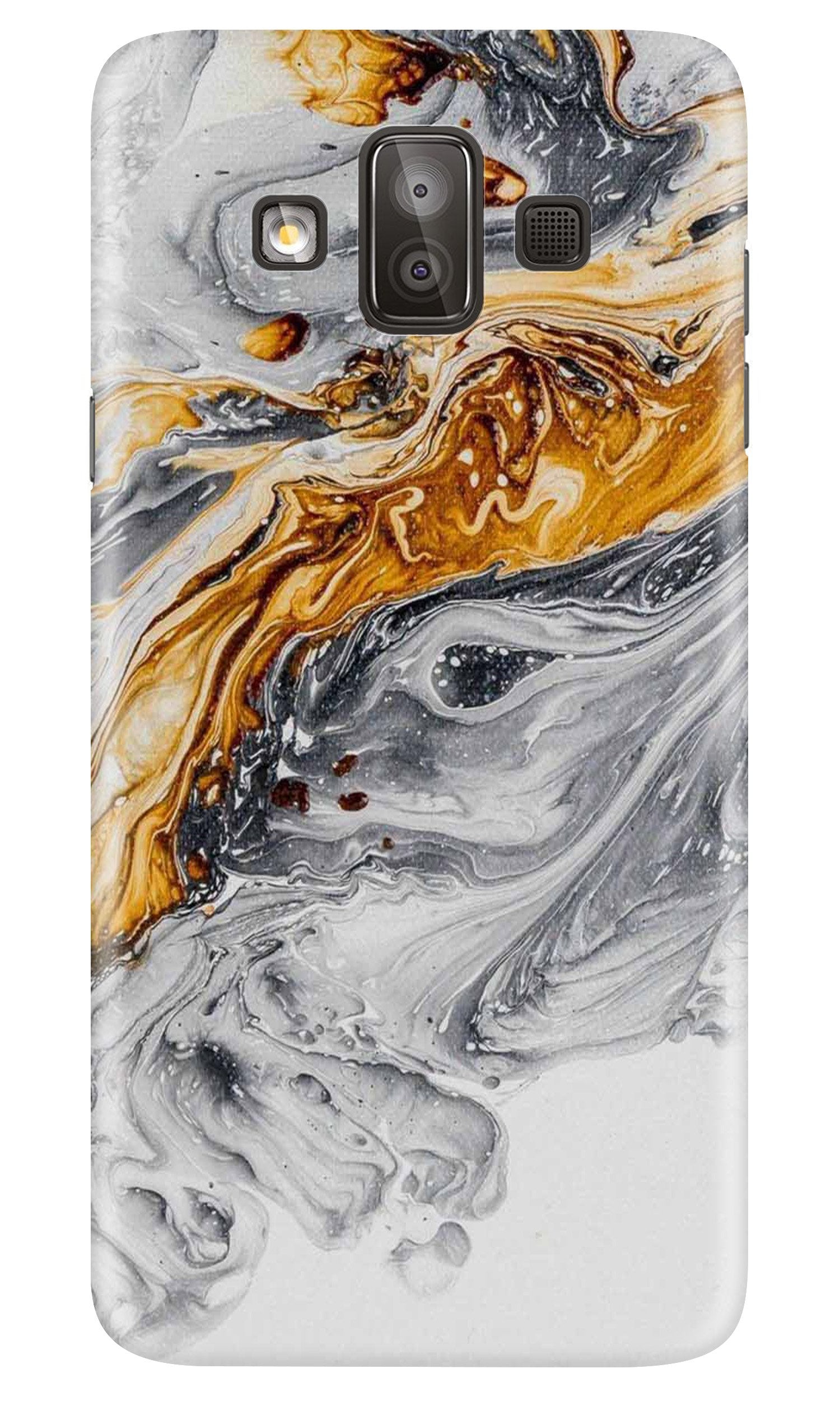 Marble Texture Mobile Back Case for Galaxy J7 Duo (Design - 310)