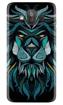Lion Mobile Back Case for Galaxy J7 Duo (Design - 314)