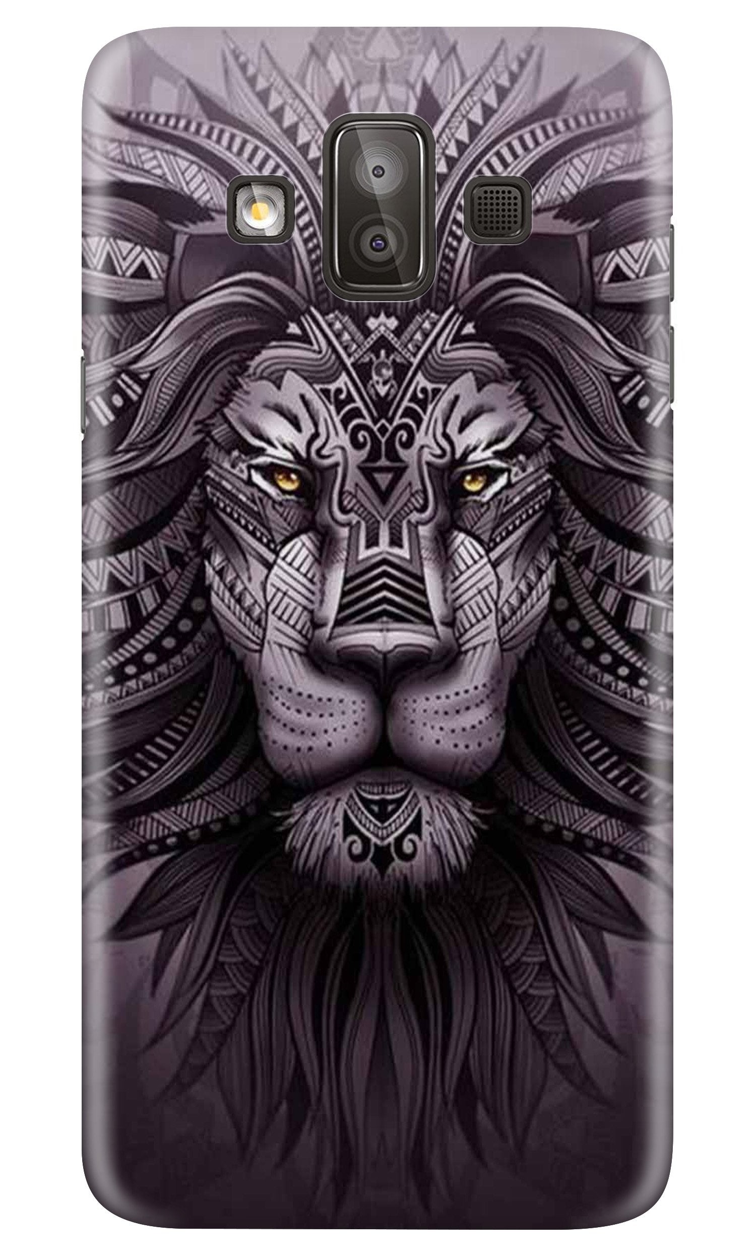 Lion Mobile Back Case for Galaxy J7 Duo (Design - 315)