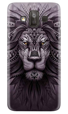 Lion Mobile Back Case for Galaxy J7 Duo (Design - 315)
