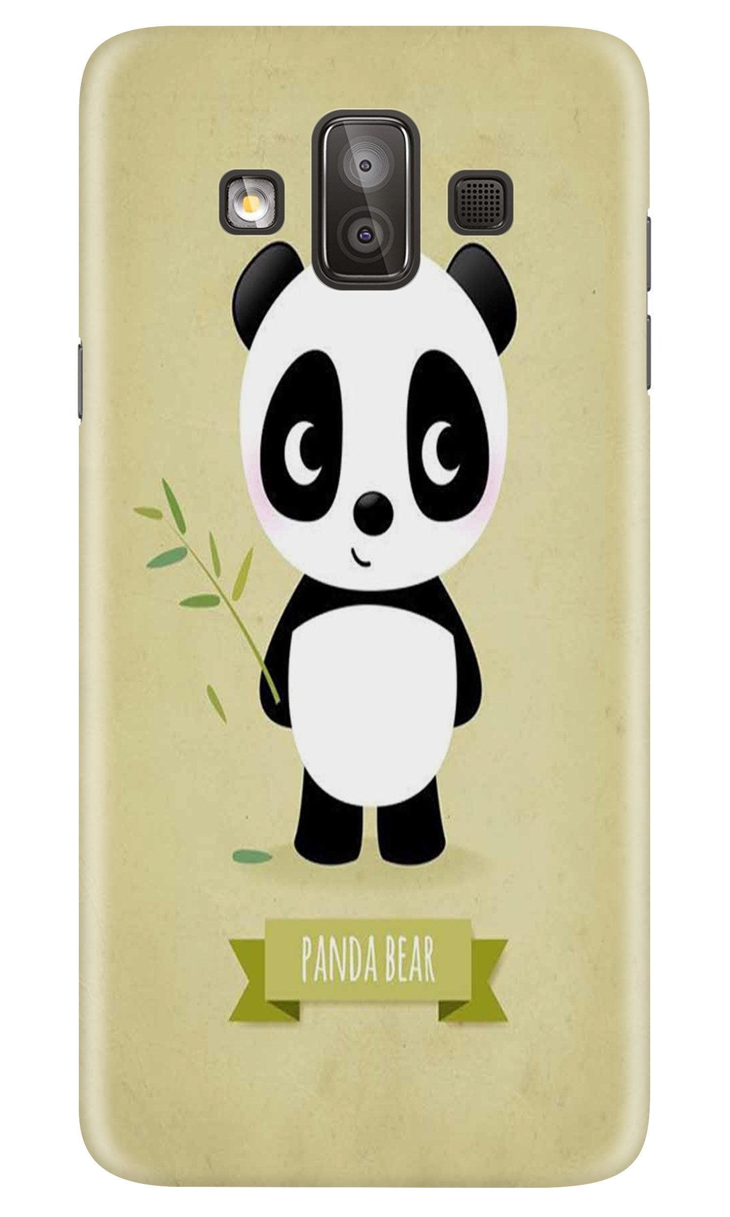 Panda Bear Mobile Back Case for Galaxy J7 Duo (Design - 317)