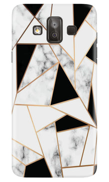 Marble Texture Mobile Back Case for Galaxy J7 Duo (Design - 322)