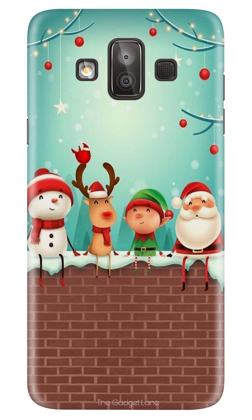 Santa Claus Mobile Back Case for Galaxy J7 Duo (Design - 334)