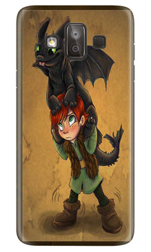 Dragon Mobile Back Case for Galaxy J7 Duo (Design - 336)