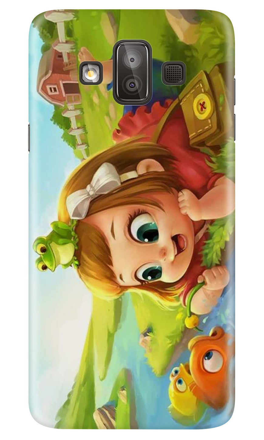 Baby Girl Mobile Back Case for Galaxy J7 Duo (Design - 339)