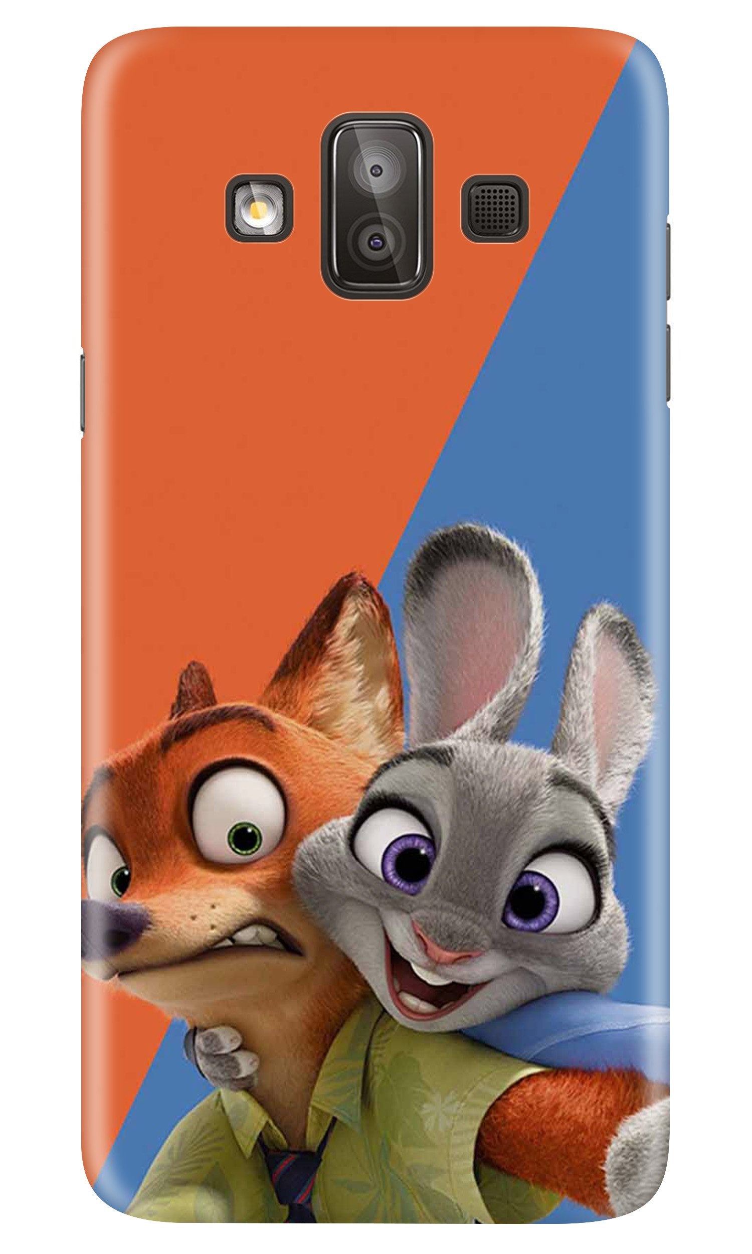 Cartoon Mobile Back Case for Galaxy J7 Duo (Design - 346)