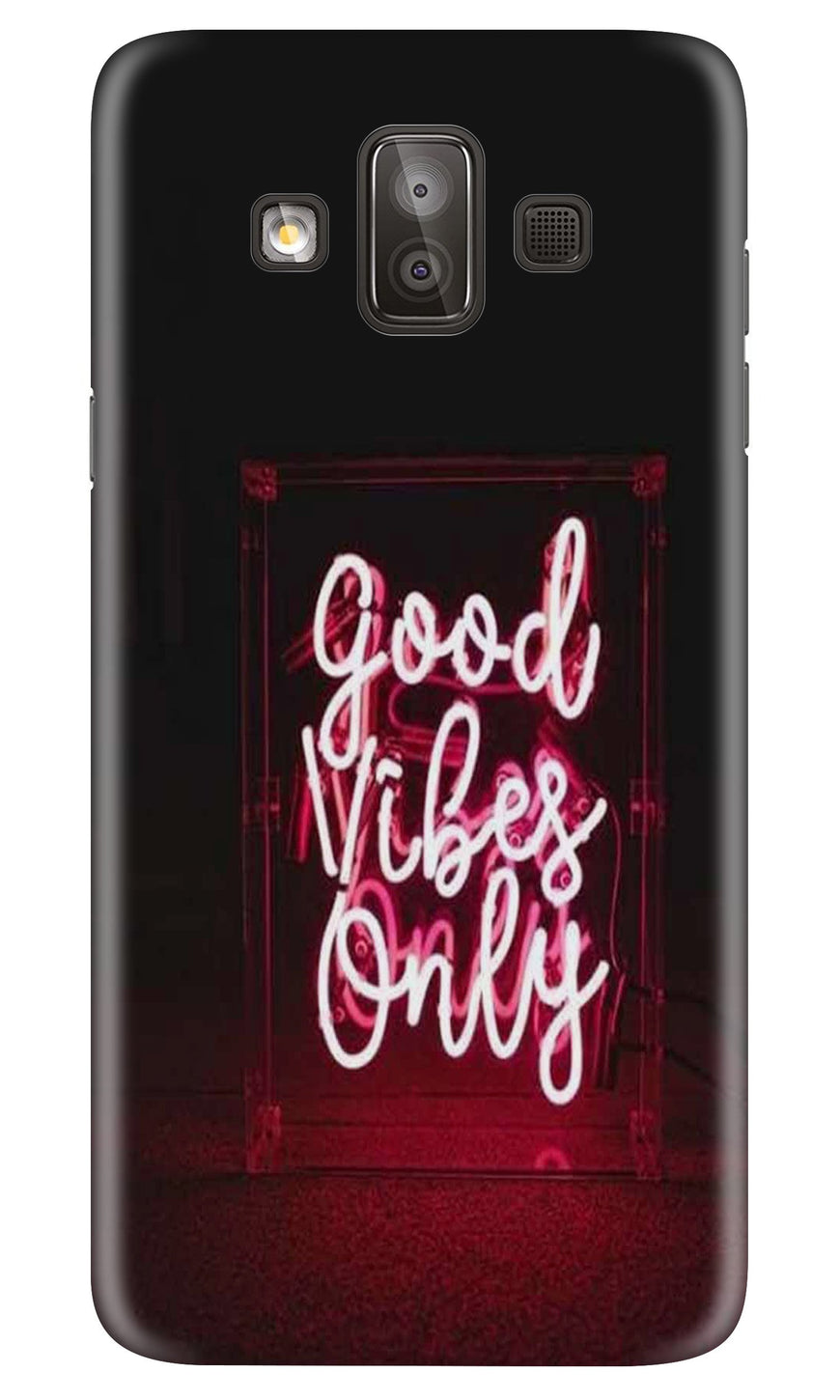 Good Vibes Only Mobile Back Case for Galaxy J7 Duo (Design - 354)