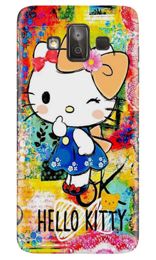 Hello Kitty Mobile Back Case for Galaxy J7 Duo (Design - 362)
