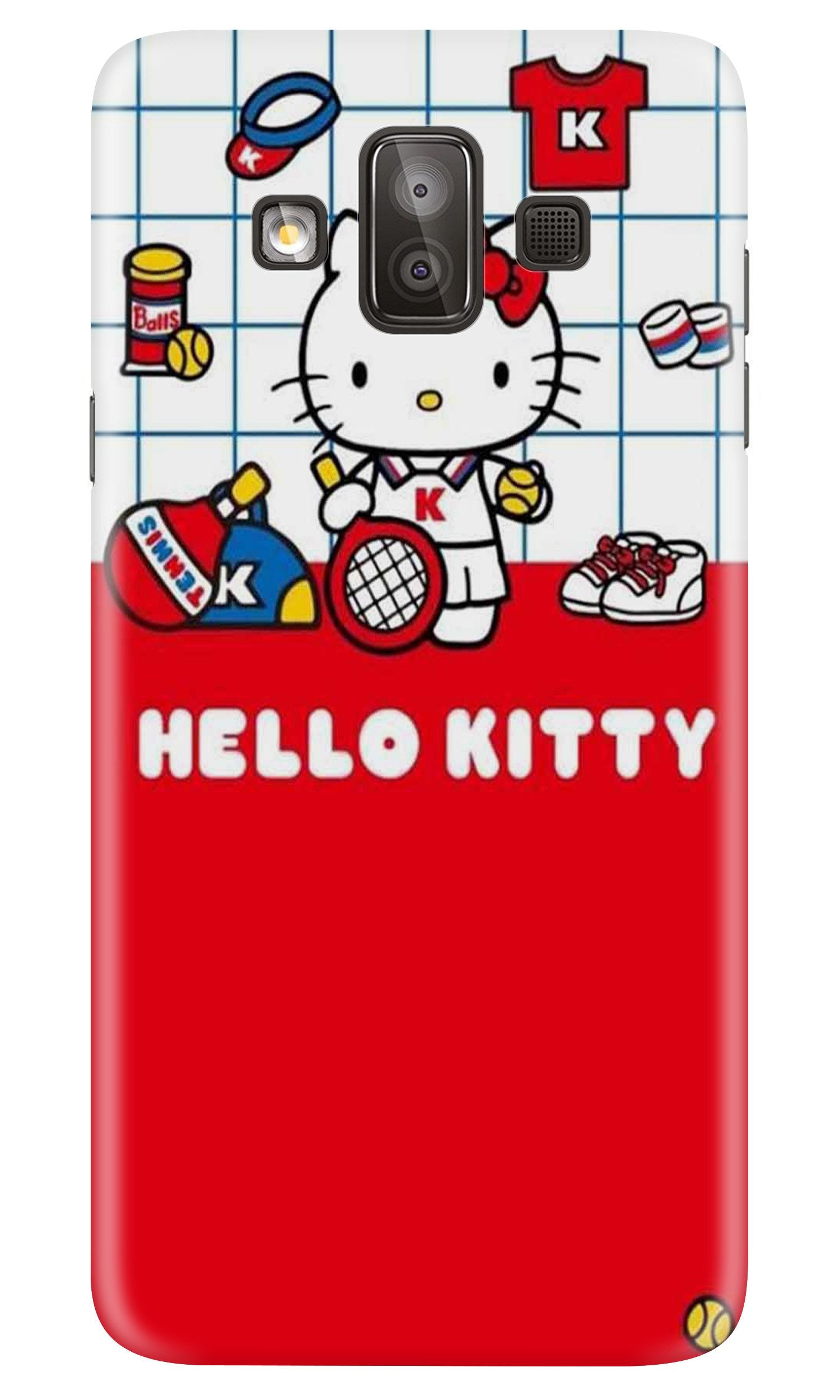Hello Kitty Mobile Back Case for Galaxy J7 Duo (Design - 363)