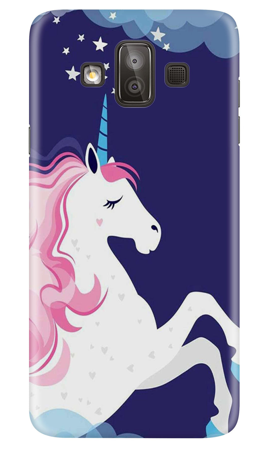 Unicorn Mobile Back Case for Galaxy J7 Duo (Design - 365)