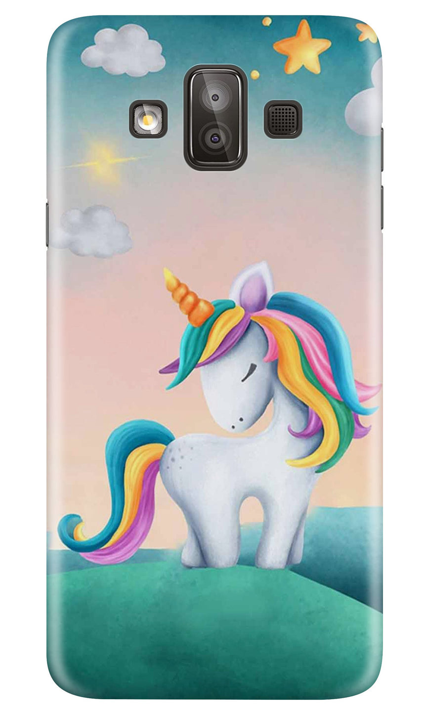 Unicorn Mobile Back Case for Galaxy J7 Duo (Design - 366)