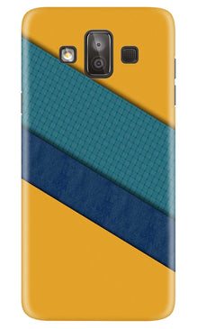 Diagonal Pattern Mobile Back Case for Galaxy J7 Duo (Design - 370)