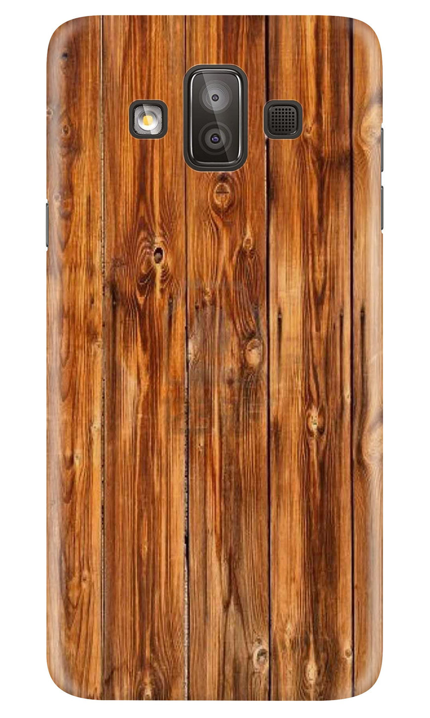 Wooden Texture Mobile Back Case for Galaxy J7 Duo (Design - 376)