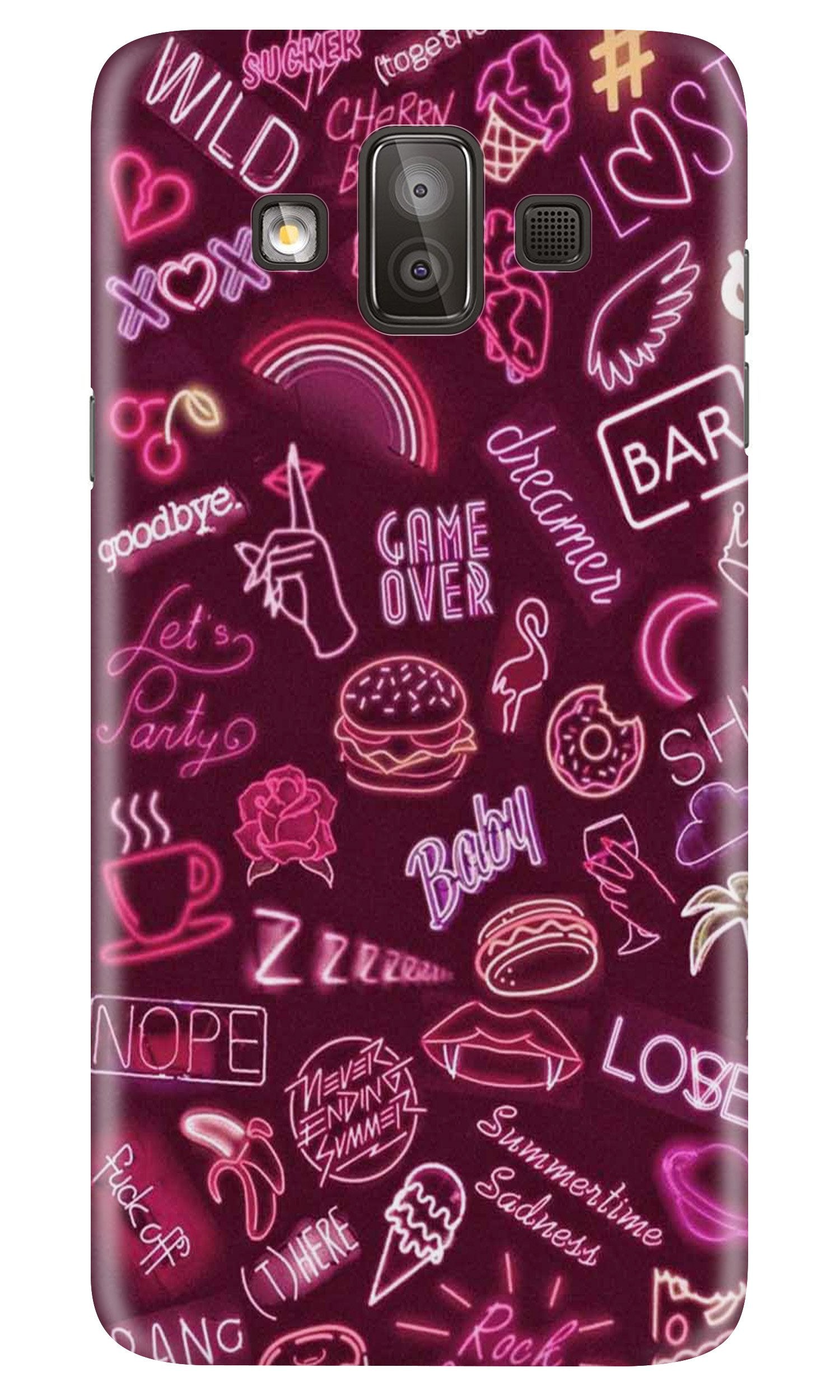 Party Theme Mobile Back Case for Galaxy J7 Duo (Design - 392)