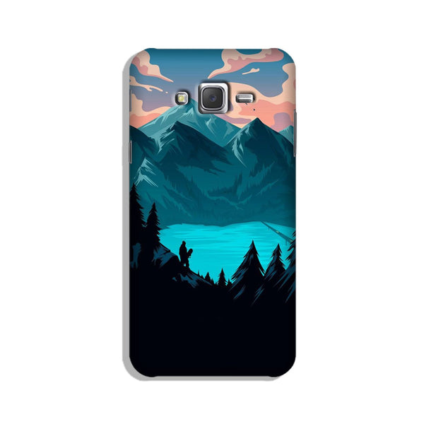 Mountains Case for Galaxy E5 (Design - 186)