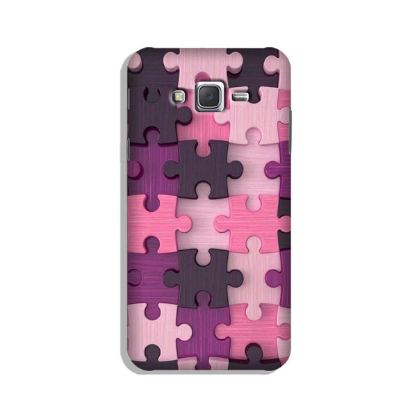 Puzzle Case for Galaxy J7 (2015) (Design - 199)