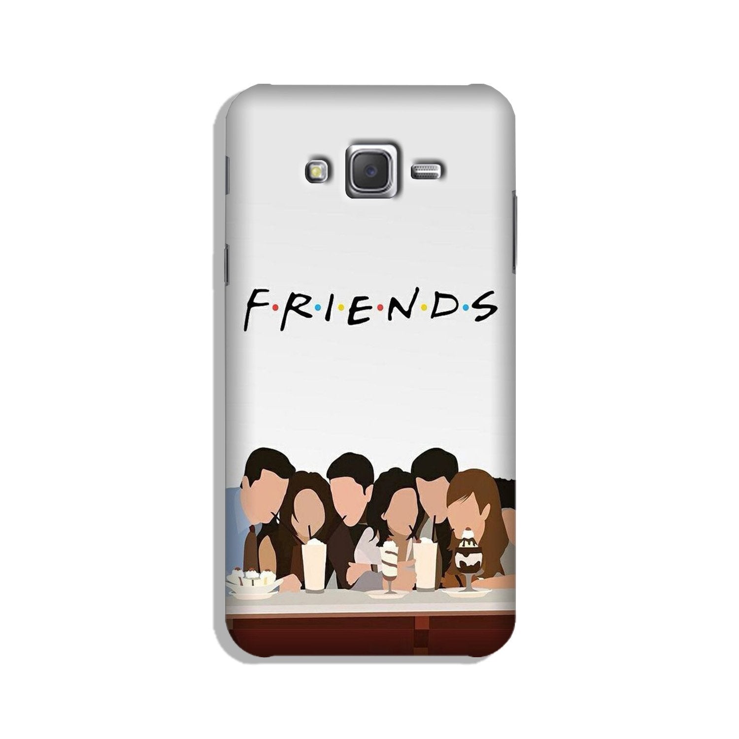 Friends Case for Galaxy J7 (2015) (Design - 200)